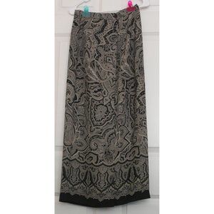 Vintage Chaus Bandana Print Wrap Skirt Women's Size 6 Goth Grunge Halloween Sz 6